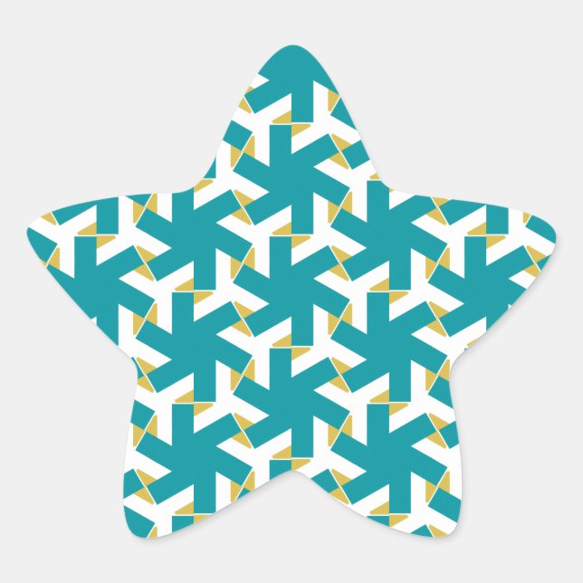 Adesivo Estrela Geométrico 230614 (03) (Frente)
