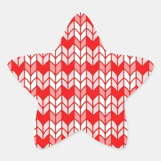 Adesivo Estrela GINGHAM KNIT Star Stickers (Frente)