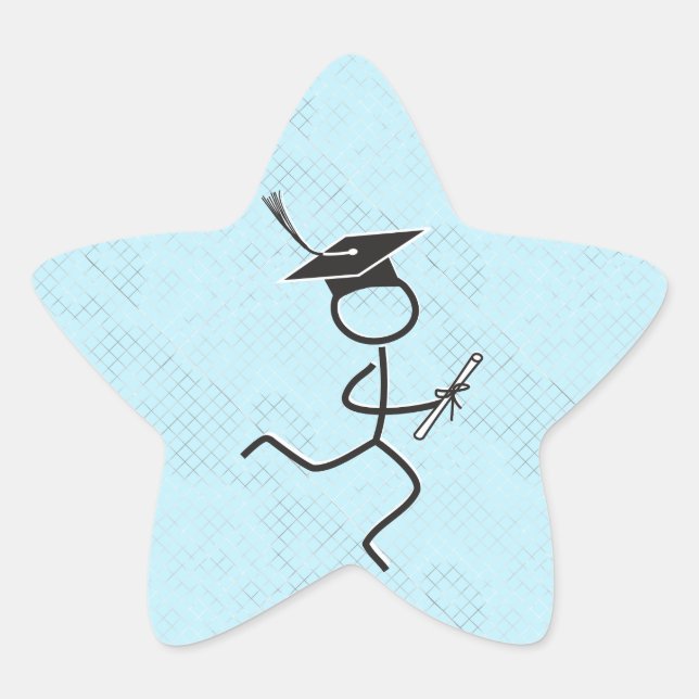 Adesivo Estrela Graduação em Penhor © Stickers (Frente)