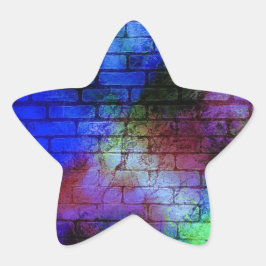 Adesivo Estrela Grafite de parede