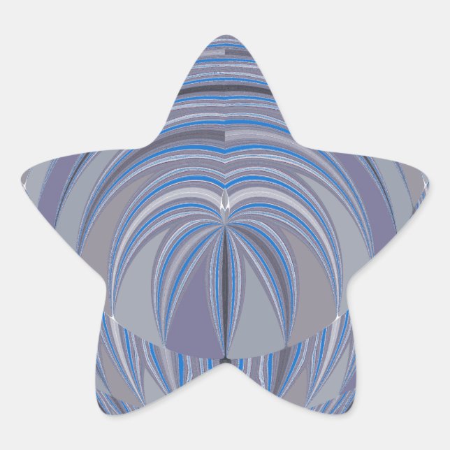 Adesivo Estrela Grande Design de Coração Invisível (Frente)