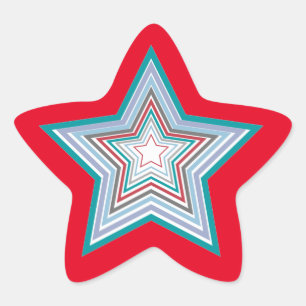 Adesivo Estrela Grande estrela de Natal divertida