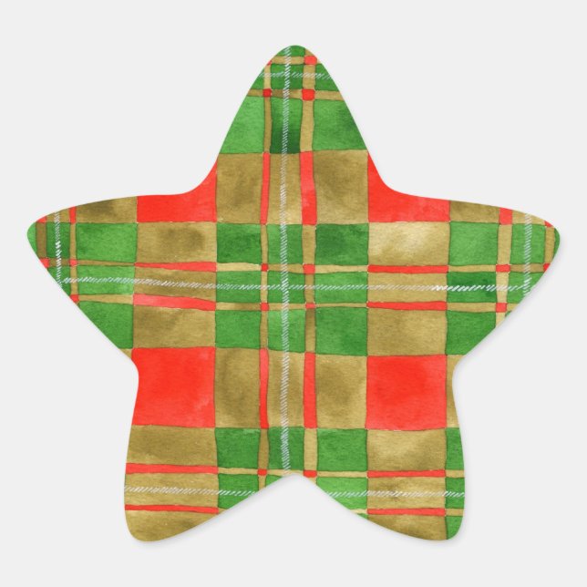 Adesivo Estrela GREGOR MAC TARTAN Star Stickers (Frente)