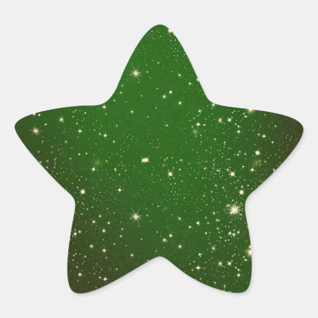 Adesivo Estrela Grelha verde (Frente)