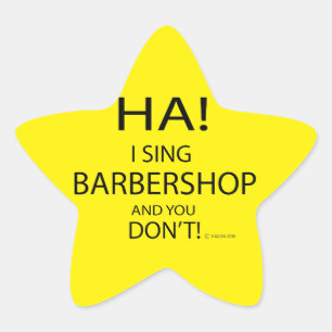 Adesivo Estrela Ha Barbershop Star Sticker