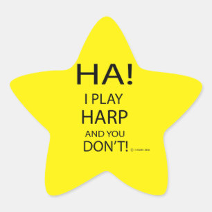 Adesivo Estrela Ha Harp Star Sticker