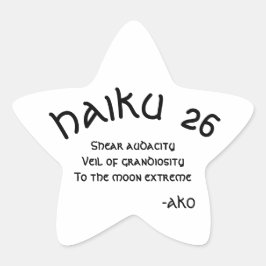 ADESIVO ESTRELA HAIKU 26