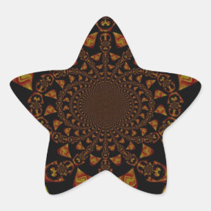 Adesivo Estrela Hakuna Matata Gift Black Jamaica Pop Art.
