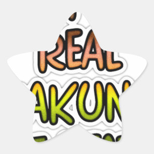 Adesivo Estrela Hakuna Matata Mantém Os Presentes Reais