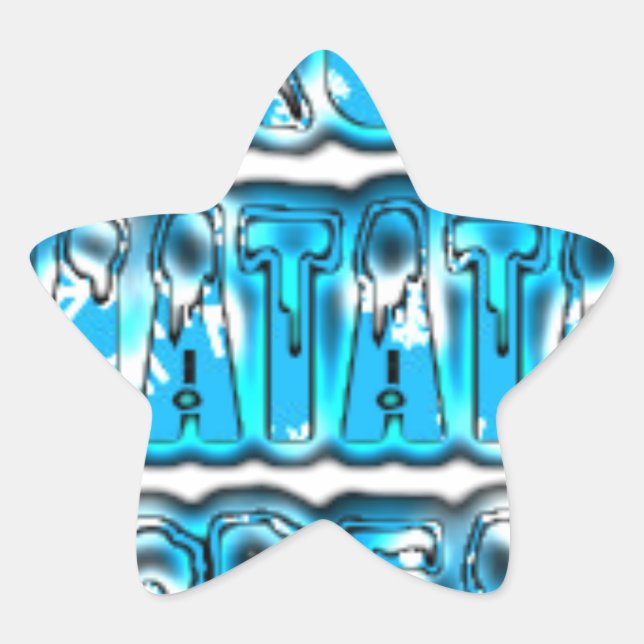 Adesivo Estrela Hakuna Matata South Korea Art Impressão/Graphic (Frente)