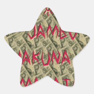 Adesivo Estrela Hakuna Matata Talk Money presentes.png