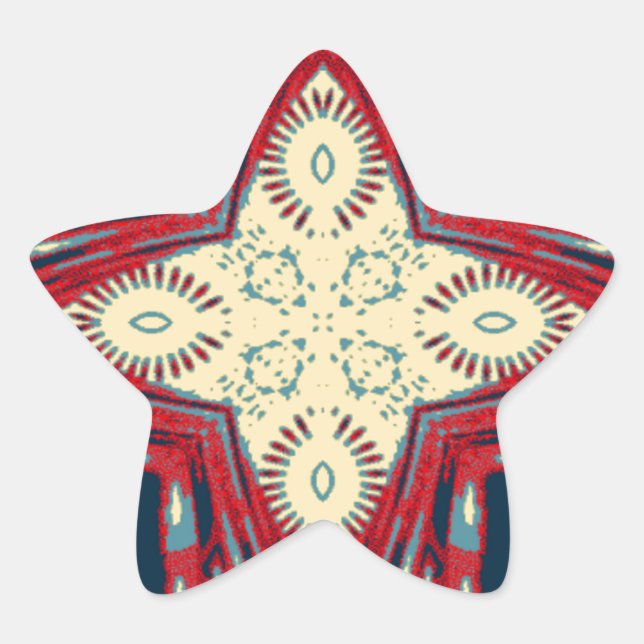 Adesivo Estrela Hakuna Matata Text Hope Abstrato (Frente)