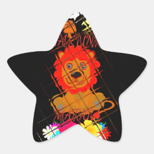 Adesivo Estrela Hakuna Matata, um lindo bebê rei