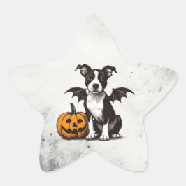 Adesivo Estrela Halloween Puppy