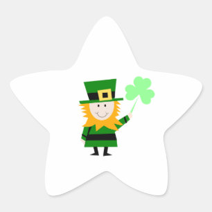 Adesivo Estrela Happy Little Leprechaun