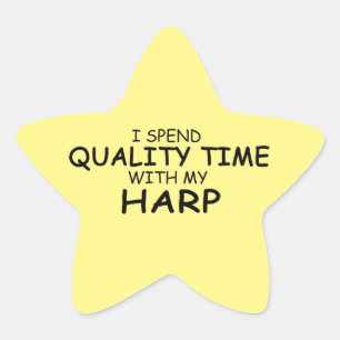 Adesivo Estrela Harp Star Sticker de Qualidade