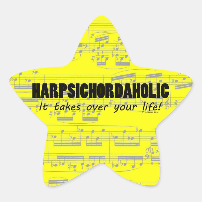 Adesivo Estrela Harsichordaholy Life Star Sticker (Frente)