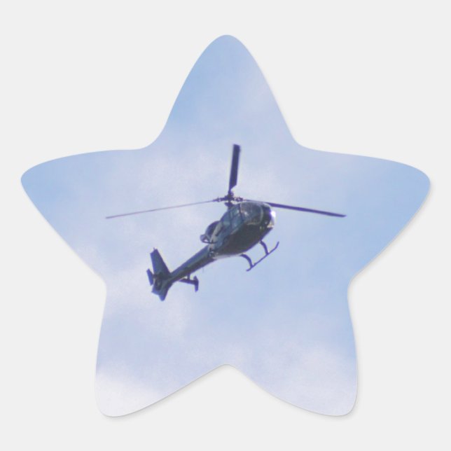 Adesivo Estrela Helicóptero Gazelle (Frente)