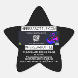 ADESIVO ESTRELA ©️ HERESABOTTLE.COM #HERESABOTTLESWAG