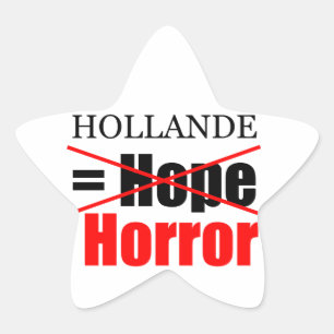 Adesivo Estrela Hollande Not Hope = Horror - Star Sticker