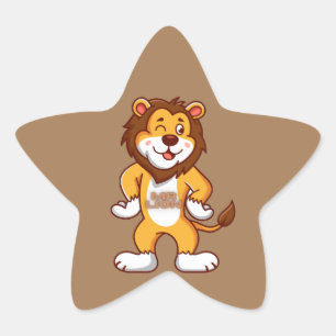 Adesivo Estrela iam mr lion