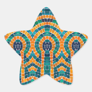 Adesivo Estrela ÍCONES Dourados - Autocolantes MOSAIC