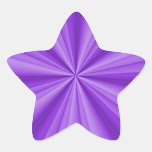 Adesivo Estrela Illusão óptica púrpura