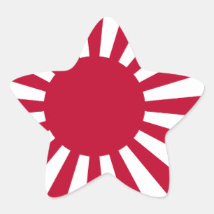 Adesivo Estrela Imperial placa de Marinho Japonês