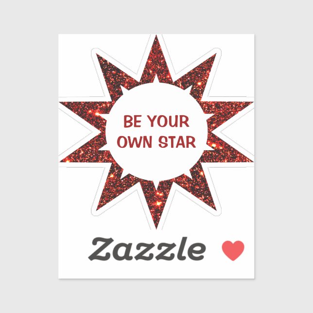 Adesivo Estrela Inspiradora (Folha)