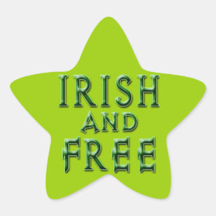 Adesivo Estrela IRISH e GRATUITO para Ruas.