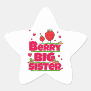Adesivo Estrela Irmã Berry Big - Lúpulo de Morango Bonito