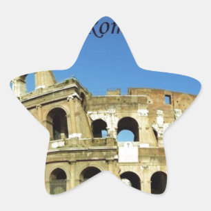 Adesivo Estrela Itália Coliseu Roma (novo) (Rua.K)
