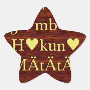 Adesivo Estrela jambo Hakuna Matata day Gifts.png