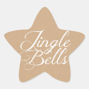 Adesivo Estrela Jingle Bells Holiday Sticker