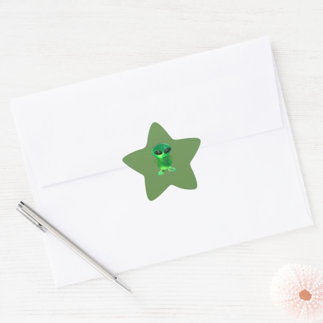 Adesivo Estrela Joel da alienígena (Envelope)