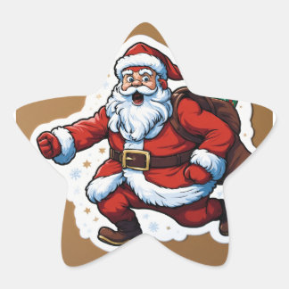 Adesivo Estrela Jolly Sticker Wonderland Vinheta Natal Festiva