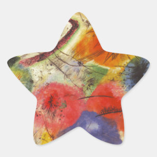 Adesivo Estrela Kandinsky Black Trakes Abstrato Painting