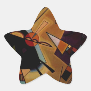 Adesivo Estrela Kandinsky Black Violet