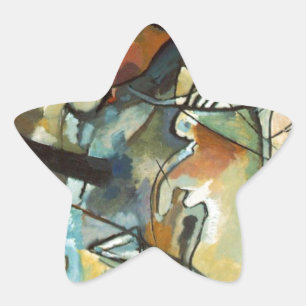 Adesivo Estrela Kandinsky Composition V Abstrato Pintura