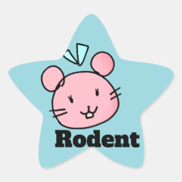 Adesivo Estrela ☆ kawaii Rodent☆ small animal☆