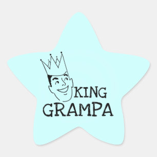 Adesivo Estrela King Grampa T-shirts e presentes