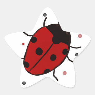 Adesivo Estrela Ladybug