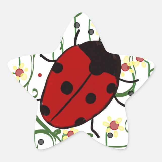 Adesivo Estrela Ladybug Art (Frente)