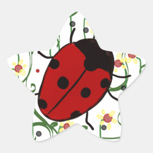 Adesivo Estrela Ladybug Art