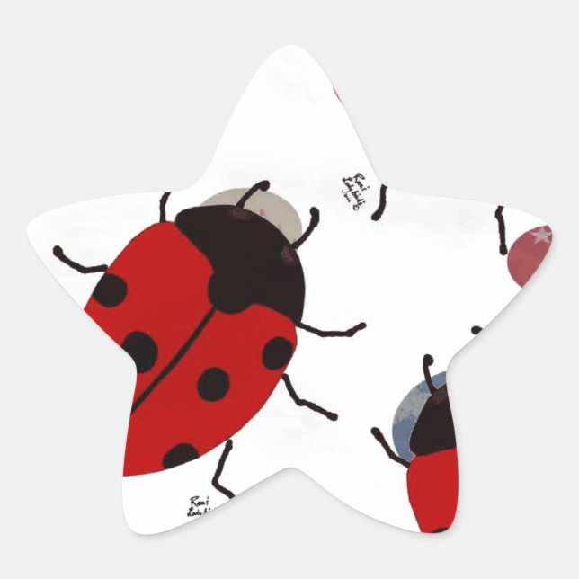 ADESIVO ESTRELA LADYBUGS (Frente)