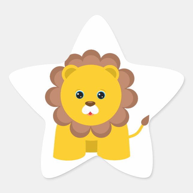 Adesivo Estrela Leão-Bebê-Cujo (Frente)