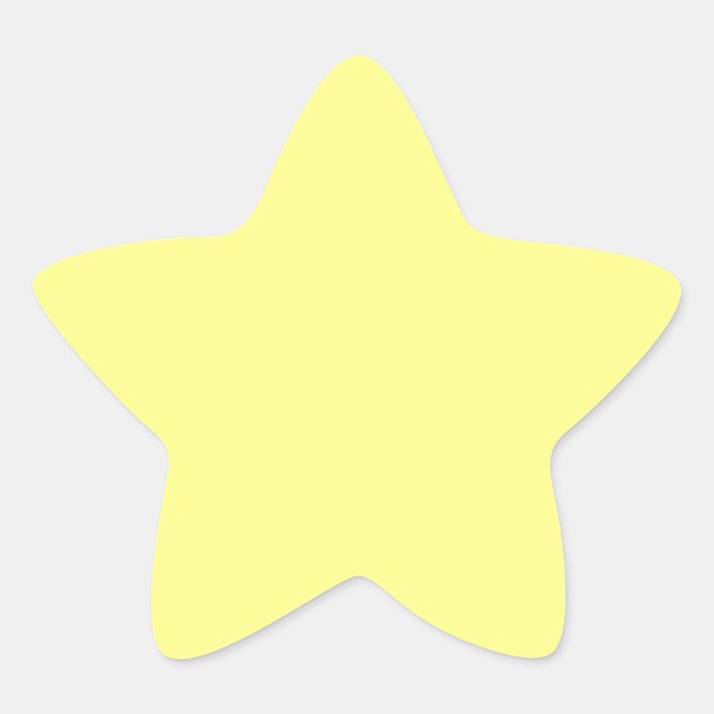 Adesivo Estrela Lemon Sherbet (Frente)