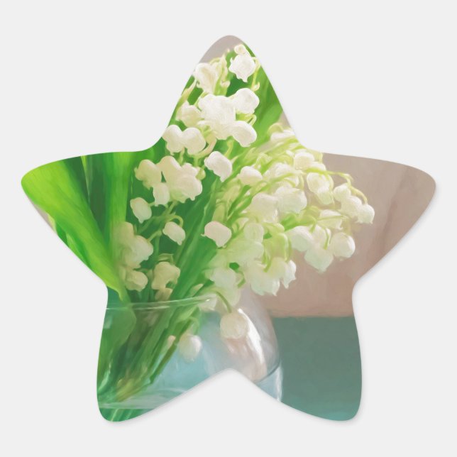 Adesivo Estrela Lily of the valley in vase (Frente)