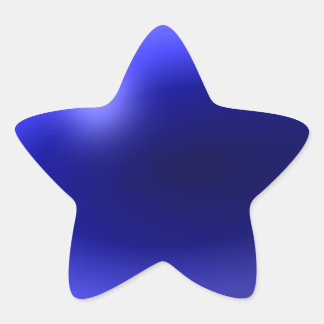 Adesivo Estrela Linha Azul Fino One-of-a-Kind (Frente)