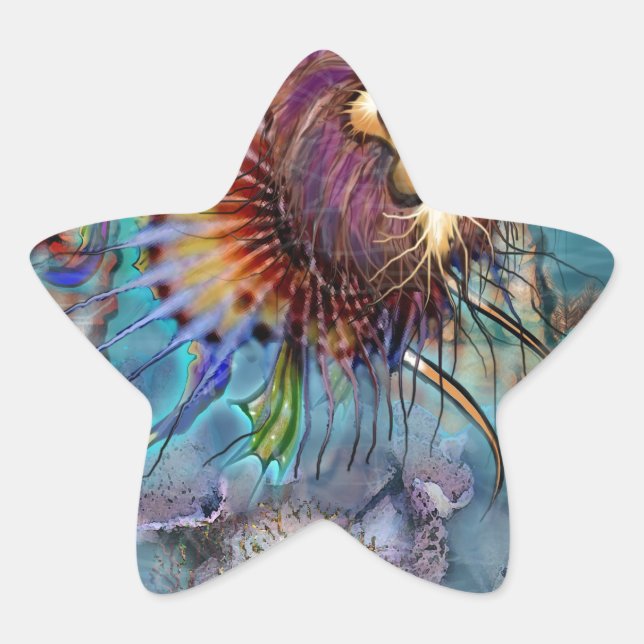 Adesivo Estrela Lionfish (Frente)